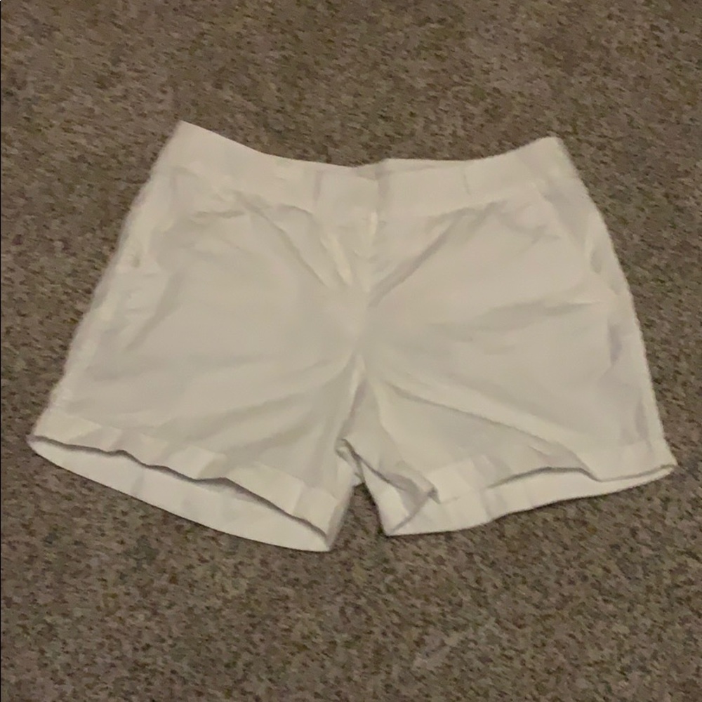 JCrew white shorts size 4. EUC
